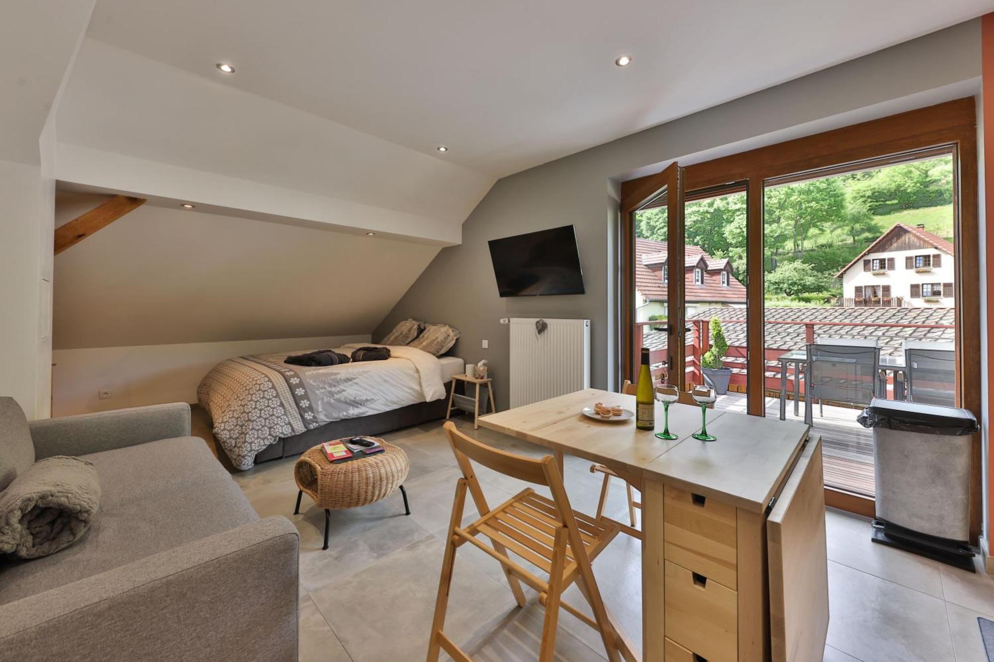 Gite Du Silberwald Charmant Gite Avec Spa - Jacuzzi , Acces Privatif Stosswihr 객실 사진